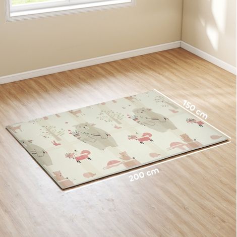 MEUBLIV tappeto gioco bebè 200x150 cm multicolore – pieghevole antiscivolo (1/5)