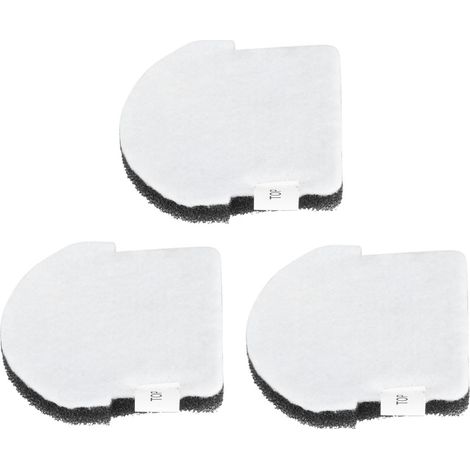 Accessoires compatibles avec l'aspirateur à main Midea S3-L041C : grille, élément filtrant et coton filtrant (lot de 3). (1/5)