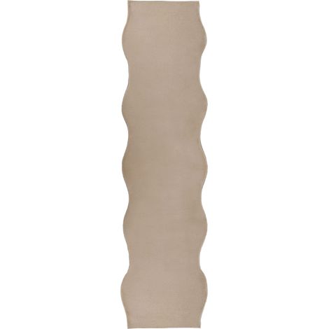 Tappeto Moderno per Soggiorno, Corridoio e Ufficio in Casa in Ecopelliccia Beige a Pelo Lungo 80 x 300 cm Dawa (1/5)