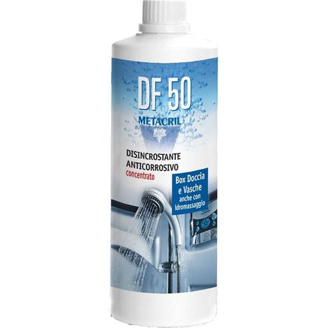DF50- disincrostante x superfici acriliche, ceramiche e parti cromate 500 ml Metacril
