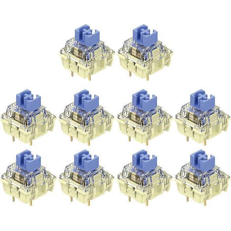 10 interrupteurs TTC 3 broches pour clavier mécanique, interrupteur linéaire, 100 millions de clics - 4 (1/4)