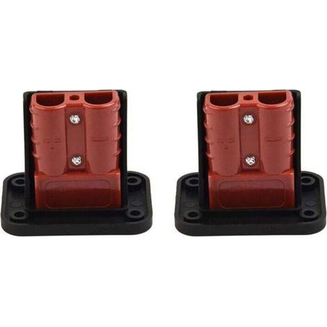 pezzi Connettore presa Anderson 50A per montaggio a incasso, pannello di copertura, connettori per cavi per roulotte, barche, camion