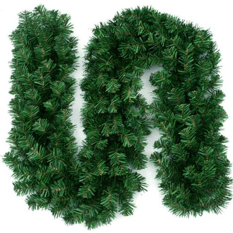 Rotin de Noël crypté vert PVC rotin centre commercial fenêtre hôtel décoration pendentif accessoires décorations de Noël 2,7 mètres 200 pièces (1/5)