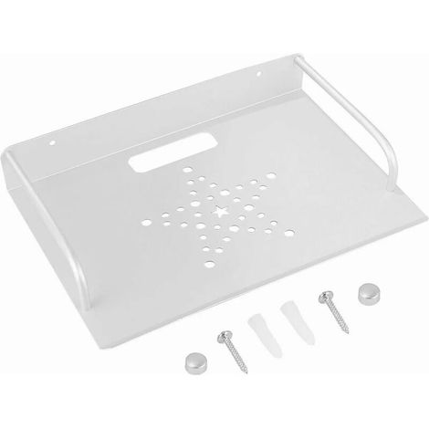 Étagère en Alliage D'aluminium Support Mural Étagère Support pour TV Accessoires WiFi Routeur TV Box Set Top Box Lefou (1/5)