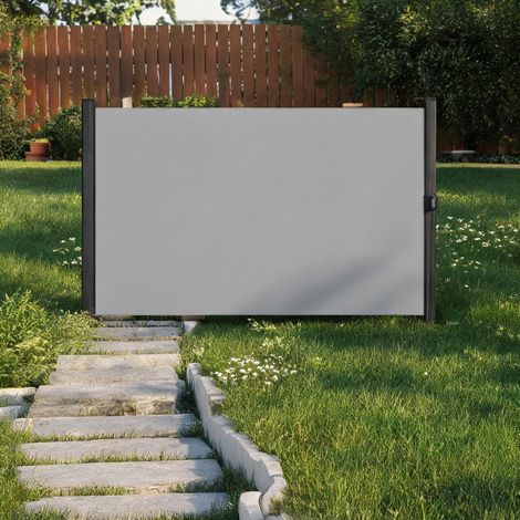 Store banne gris clair en polyester 400 x 4 x 180 cm (1/5)