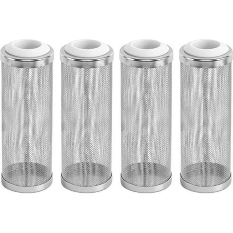 pezzi di protezioni per filtro acquario a rete da 16 mm, protezione per filtro in acciaio inossidabile, protezione per filtro acquario a rete per proteggere pesci e gamberetti (1/5)
