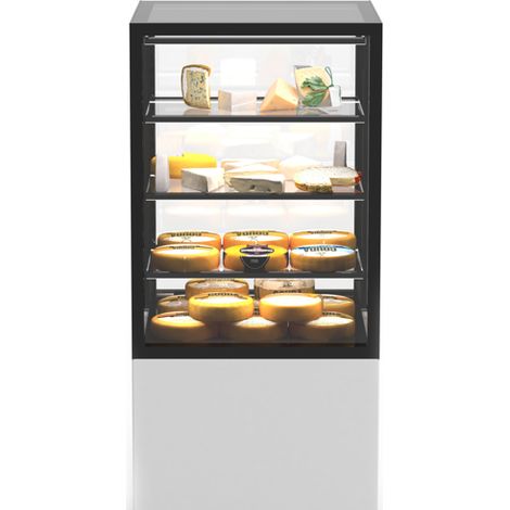 Vitrine Neutre avec Base 60 Serie Integra humidité - 600 x 600 x 1400 mm - Sayl (1/3)
