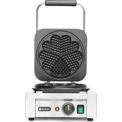 HENDI Waffeleisen 'Herz', 230V/2200W, 330x543x(H)251mm (1/5)