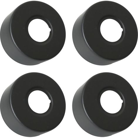 Rosace Mitigeur Douche Acier Inoxydable 3/4 Ø 27 mm x Ø 60mm x hauteur 30 mm 4pcs, Rosace Robinet, Garniture Pour Robinet De Douche Muraux 4, 66x30mm Nior (1/5)