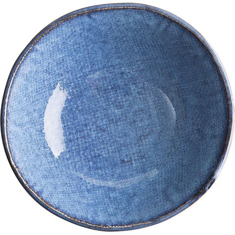 Bols Plats Denim Blue 160mm (Lot de 6) - Ref FU224 - Olympia (1/5)
