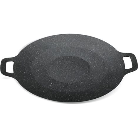 Padella rotonda antiaderente per barbecue coreano da 34 cm (1/5)
