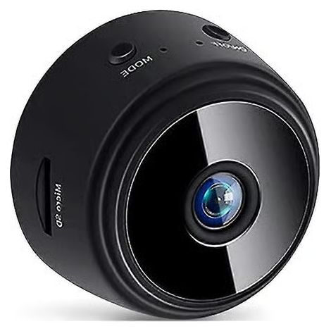 Caméra extérieure sans fil, nichoir avec caméra 720p vision nocturne Wi-Fi, noir (1/5)