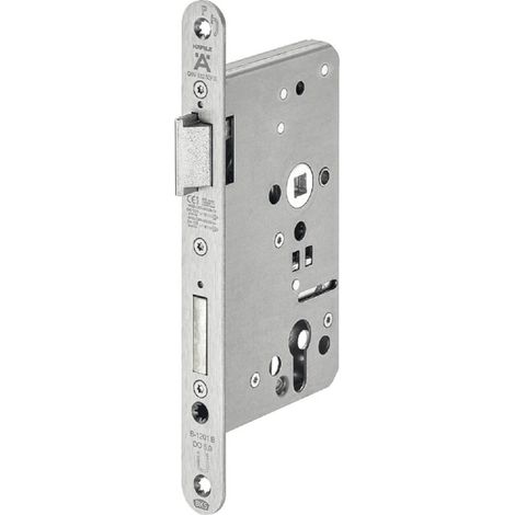 Serrure à mortaiser fonction traversante anti-panique D DG 65/20 DIN EN 179 et 1125 pose à gauche pour porte à un vantail s'ouvrant vers l'intérieur Verrou Sécurité Secours Coupe-feu Inox (1/3)