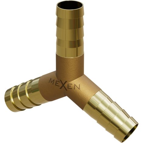 Mexen BRASS Y-Schlauchverbinder aus Messing 10 x 10 x 10 mm - W97429-101010 (1/2)