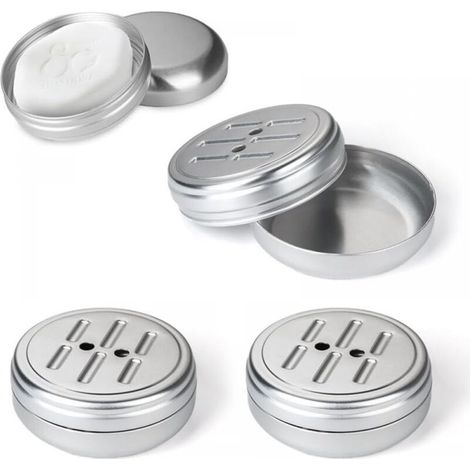 Reiseseifenbox, 3er-Set, ideal zur Aufbewahrung von Seife, kleinen Reiseutensilien und Erste-Hilfe-Sets (1/4)