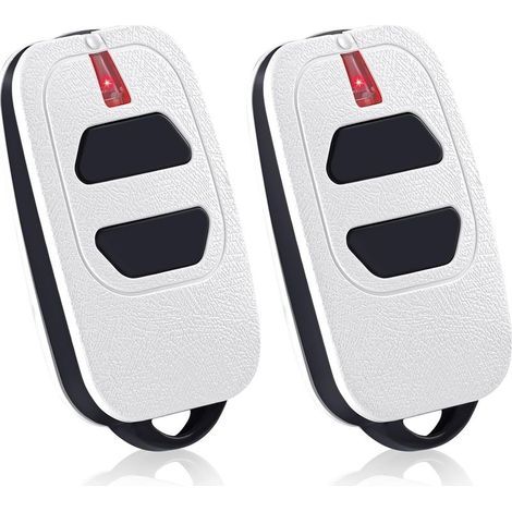 Télécommande de porte 433,92 MHz – Compatible DEA GTI2/4, GT2/4, Mio TR2/4, TR2N/4N – Lot de 2 avec piles – Émetteur mural pour motorisations (1/5)
