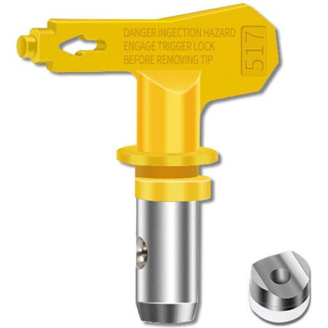Buse Airless Buse Pistolet Airless Haute Pression et Résistance Thermique Lot de 6 Joints Buses Airless Compatible avec Pistolets à Peinture Graco Titan Wagner etc (Tapez 515,517,519,521,523,525),de D