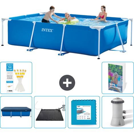 Rechteckiger Frame Pool - 300x200x75 cm - 7-teilig S99
