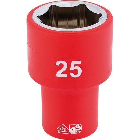Draper 1/2 Sq. Dr. Fully Insulated VDE Socket (25mm) (31961) (1/5)