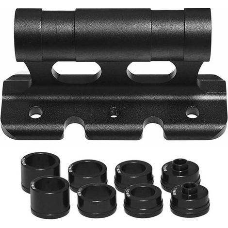 Support de fourche avant pour vélo, noir, pour cadre de vélo, compatible avec voitures et camions, compatible avec tous les modèles, support de fourche avant à charnière de porte à dégagement rapide (1/5)