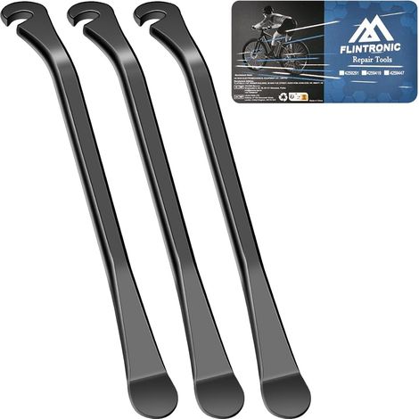 3-Piece Bicycle Tire Lever Set, Bike Repair Removal Tool, Metal Tire Lever Mounting Tool, for Mountain Bikes, Road Bikes, Electric Bikes (1/5)