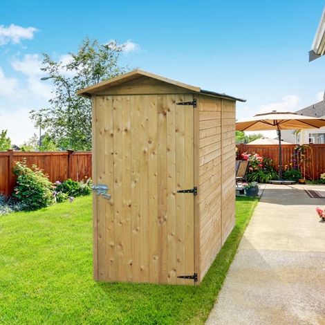 Abri de rangement 1,6 m² - toit feutre (1/2)