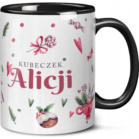 Weihnachtstasse mit Namen, Weihnachtsmann-Geschenke für Kinder, Heiligabend + Name