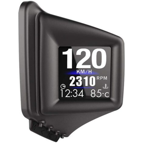 Compteur de Vitesse, Affichage tête Haute pour Voitures OBD, Compteur de Vitesse GPS, affichage tête haute KMH/MPH pour Toutes les Voitures (1/5)