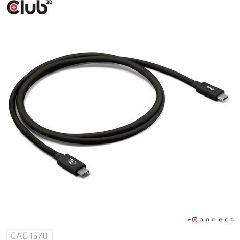 Club 3D Club3D Kabel USB-C 80Gbps zertifi. PD240W/8K240Hz 1,2m St/St retail (CAC-1570)