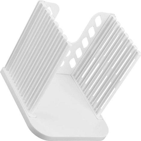 Brotschneider,Faltbare et Einstellbare Dicken,Laibschneider,blanc
