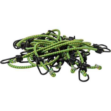 Werka Pro – Tendeurs sandow 32cm ø6mm – Lot de 18 pièces – Polypropylène ultra résistant – Pour chantiers humides et terrains accidentés - 18pcs