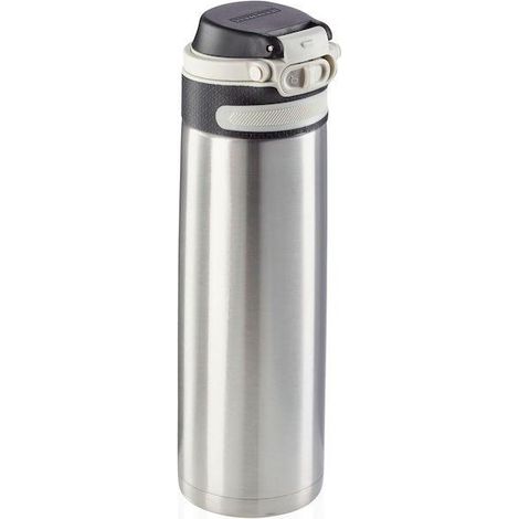 Leifheit 03272 Taza de viaje acero inoxidable 600 ml plateada (1/2)