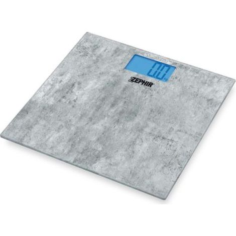 BILANCIA DIGITALE PESAPERSONE ZHS810 ZEPHIR PIETRA CM 30 KG 150 1XCR2032 NON INCLUSA