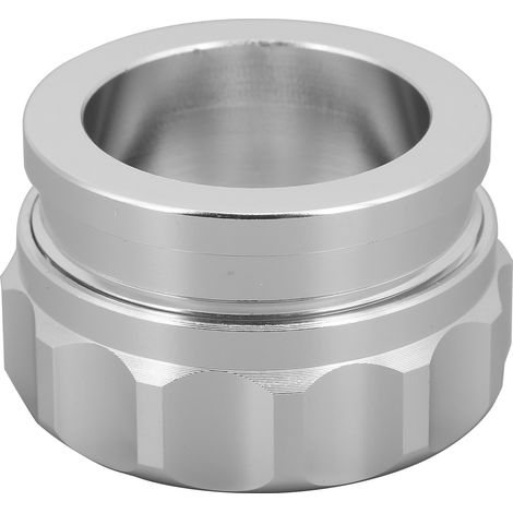 Tankdeckelset aus Aluminium für Kraftstoff- und Wassertank, universelles Zubehör für Fahrzeugmodifikationen, silber (1/5)