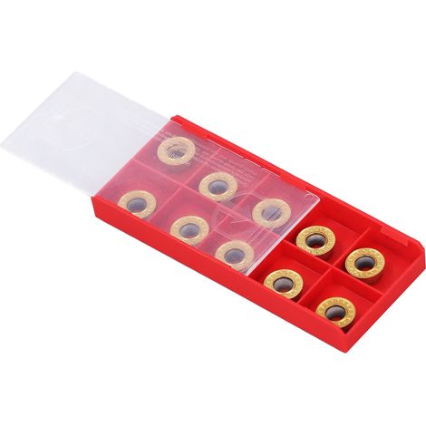 10 plaquettes carbure tournage RPMT1204 indexables CNC pour fraisage métaux
