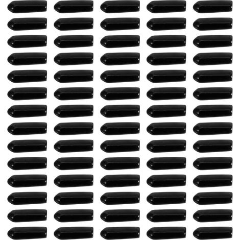 500 Pièces Gaine Thermorétractable Noire en Pvc 3,5 Mm de Diamètre Intérieur, Isolant Flexible pour Protéger les Câbles L'abrasion en Milieu Industriel et Bureau (1/5)