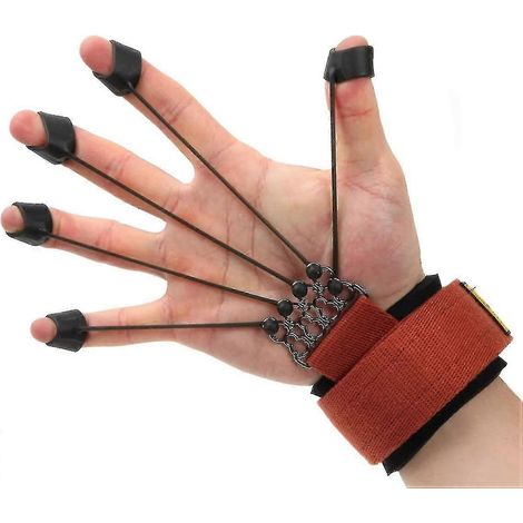 Écarteur de doigts, appareil d'exercice pour les mains, élastique de résistance pour le yoga, renforcement musculaire (1/5)