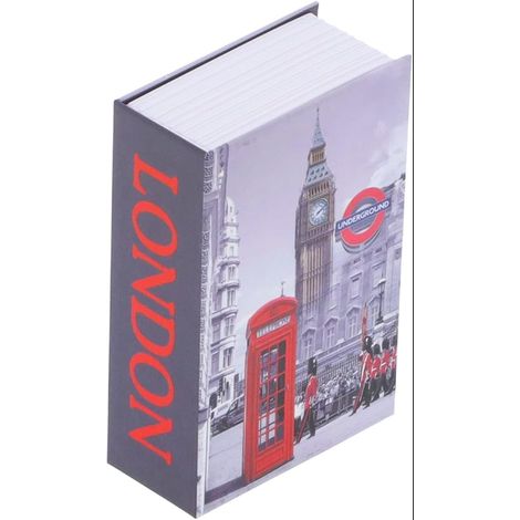 Boîte de sécurité en forme de livre Mini livre pour argent avec serrure à combinaison 18 x 11,5 x 5,5 cm (1/5)