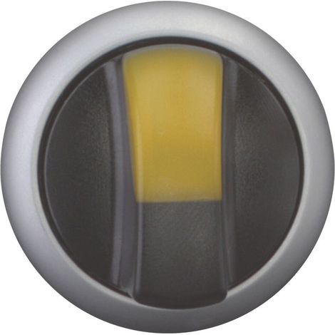 Schalterantrieb 2-Positionen gelb mit Hintergrundbeleuchtung, Rückstelltaste M22-wrlk-Y 216829 (1/3)