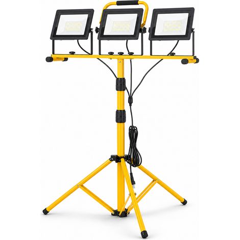 Projecteur LED Trépied 3 Têtes Démontables Extérieur 50W x3 (1/5)