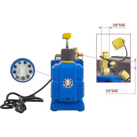 Pompe à vide double étage INVERTER 170 L/min – Débit max 170 L/min – Électrovanne intégrée – Technologie inverter DC – Teddington