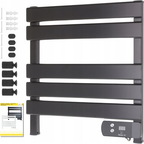 Radiatore da bagno LYON 150W nero (1/5)