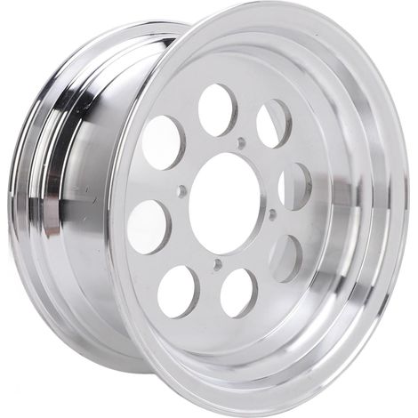 10-inch Rear Wheel Hub, Z50 Aluminum Alloy Rear Rim, Thickened Extended Rim for Mini Moto, Improved Stability, Polished Finish Replacement for Riders (1/5)