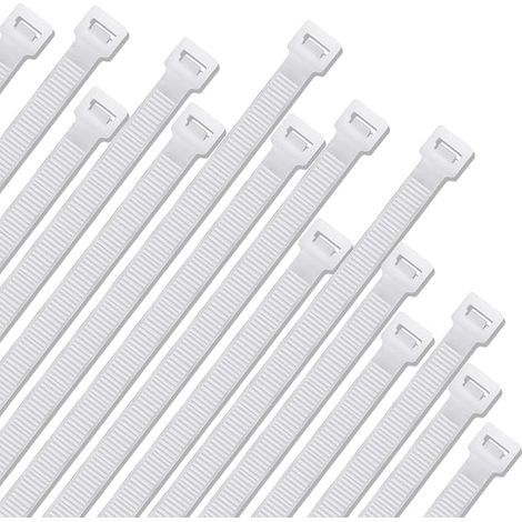 100 Pièces Collier de Serrage Plastique Réutilisables, 100mm x 3mm Attache Câble Colorées Autobloquantes, Serre Câbles Nylon Résistant pour Maison, Bureau, Jardin, Garage, Atelier (1/4)