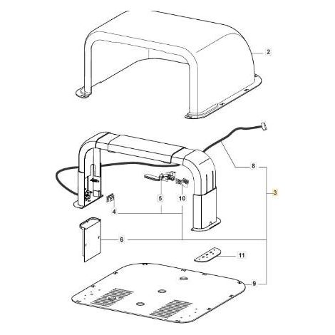 SOTTOBASE RICARICA ORIGINALE STIGA - 1126-1469-01