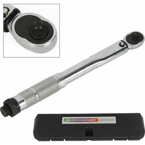 Ulisem Clé Dynamométrique 1/4 pouce calibrée 5-25 NM Cliquet Dynamométrique Boîte (1/3)