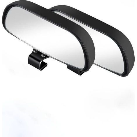 2-Piece Blind Spot Rearview Mirror for All Cars - Adjustable Angle Convex Mirror (1/4)