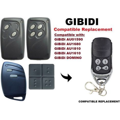 Télécommande et récepteur pour porte de garage, accessoire de commande automatique (1/5)