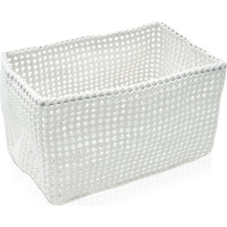 Möve 40271002 Tube - Cestino Rettangolare, Colore: Bianco (1/2)