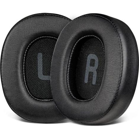 Coussinets d’Oreille pour JBL Tune 700BT)/ 710BT / 750BTNC/ 760NC Casque,Cuir Protéiné Plus Doux,Mousse D’Isolation Acoustique(Noir) (1/4)